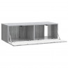 Szafka RTV montowana na ścianie Szary Sonoma 98 x 41 x 30 cm