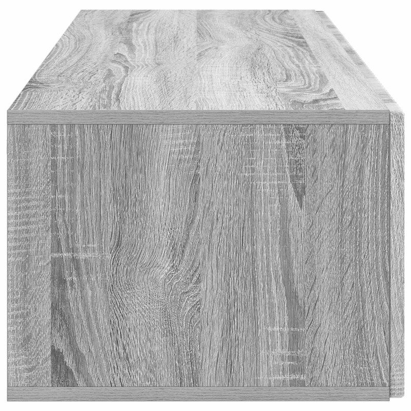 Szafka RTV montowana na ścianie Szary Sonoma 98 x 41 x 30 cm