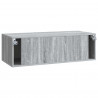 Szafka RTV montowana na ścianie Szary Sonoma 98 x 41 x 30 cm