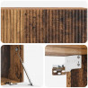 Szafka RTV montowana na ścianie Stare drewno 98 x 41 x 30 cm