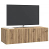 Szafka RTV montowana na ścianie Dąb artisan 98 x 41 x 30 cm