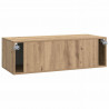 Szafka RTV montowana na ścianie Dąb artisan 98 x 41 x 30 cm