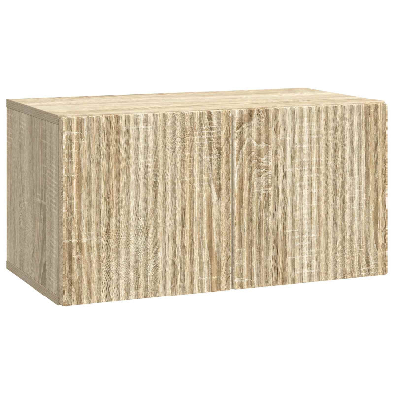 Szafka RTV montowana na ścianie dąb Sonoma 59,5 x 31 x 30 cm
