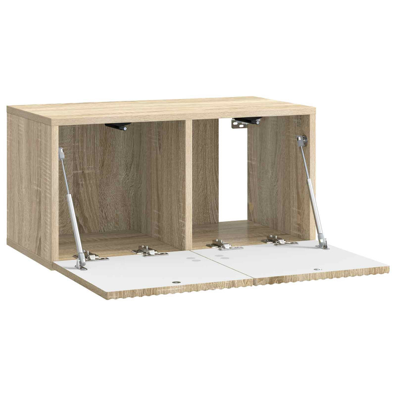 Szafka RTV montowana na ścianie dąb Sonoma 59,5 x 31 x 30 cm