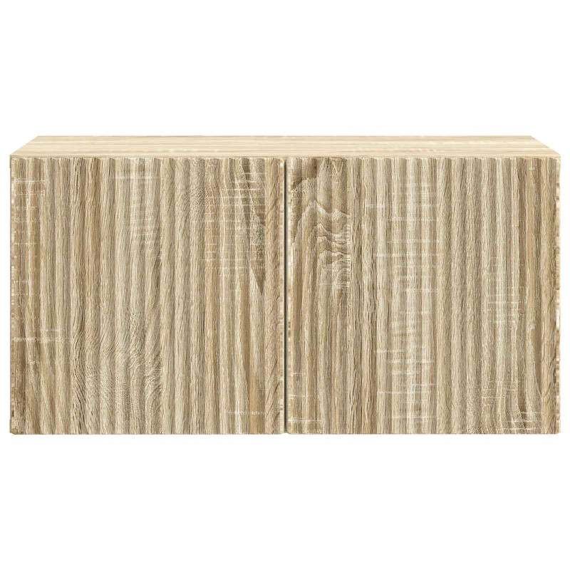 Szafka RTV montowana na ścianie dąb Sonoma 59,5 x 31 x 30 cm