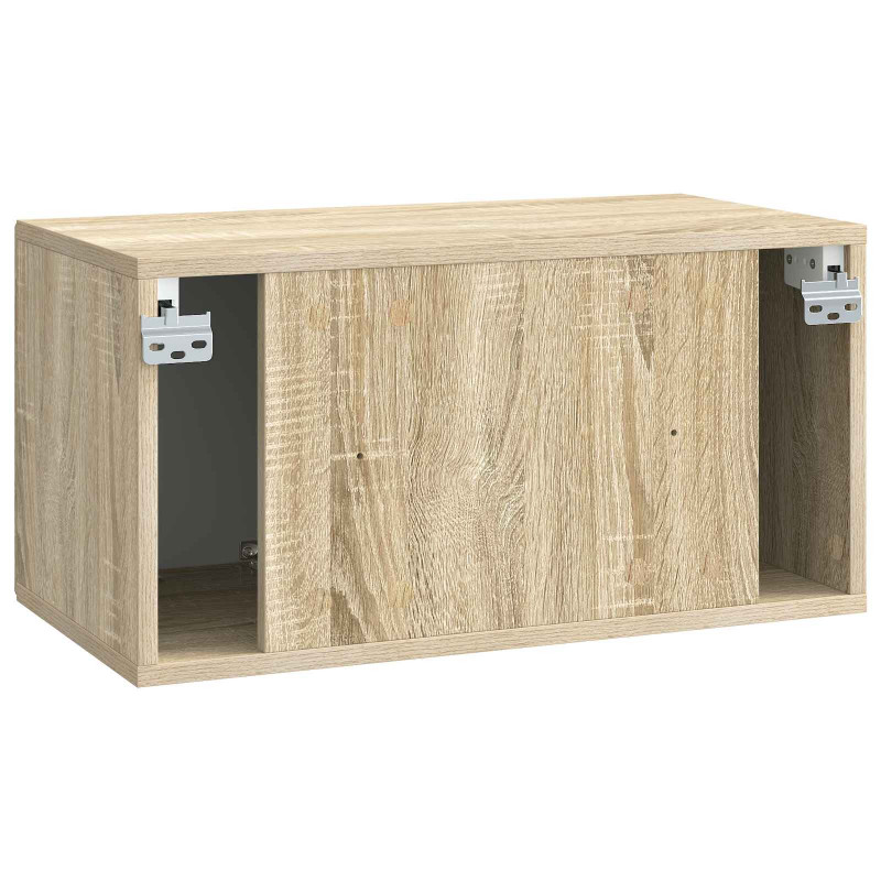 Szafka RTV montowana na ścianie dąb Sonoma 59,5 x 31 x 30 cm