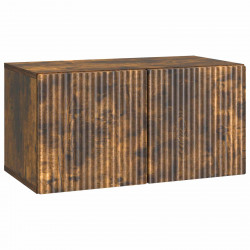 Szafka RTV montowana na ścianie Dąb wędzony 59,5 x 31 x 30 cm