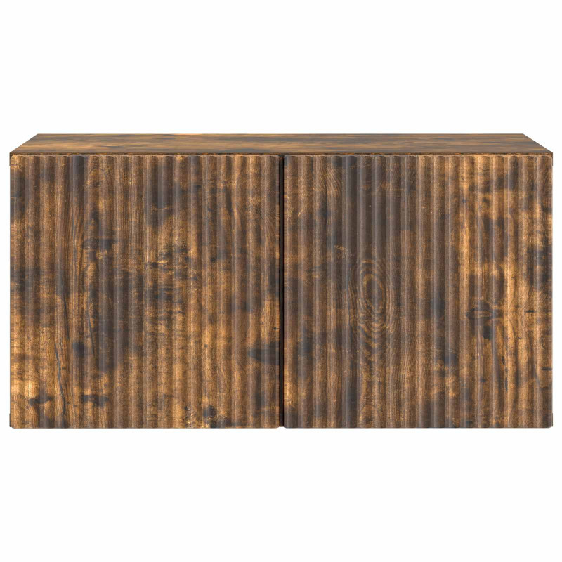 Szafka RTV montowana na ścianie Dąb wędzony 59,5 x 31 x 30 cm