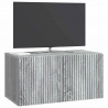 Szafka RTV montowana na ścianie Szary Sonoma 59,5 x 31 x 30 cm