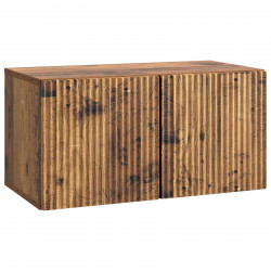 Szafka RTV montowana na ścianie Stare drewno 59,5 x 31 x 30 cm