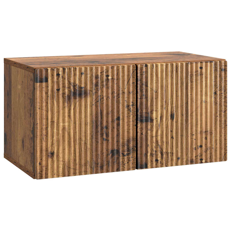 Szafka RTV montowana na ścianie Stare drewno 59,5 x 31 x 30 cm