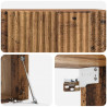 Szafka RTV montowana na ścianie Stare drewno 59,5 x 31 x 30 cm