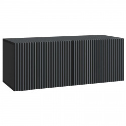 Szafka RTV montowana na ścianie Czarny 78,5 x 31 x 30 cm