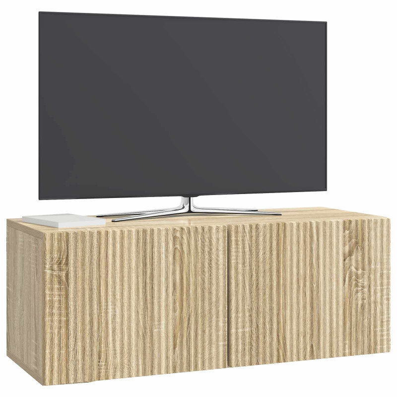 Szafka RTV montowana na ścianie dąb Sonoma 78,5 x 31 x 30 cm