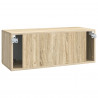 Szafka RTV montowana na ścianie dąb Sonoma 78,5 x 31 x 30 cm