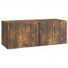 Szafka RTV montowana na ścianie Dąb wędzony 78,5 x 31 x 30 cm