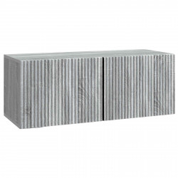 Szafka RTV montowana na ścianie Szary Sonoma 78,5 x 31 x 30 cm