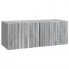 Szafka RTV montowana na ścianie Szary Sonoma 78,5 x 31 x 30 cm