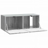Szafka RTV montowana na ścianie Szary Sonoma 78,5 x 31 x 30 cm