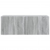 Szafka RTV montowana na ścianie Szary Sonoma 78,5 x 31 x 30 cm
