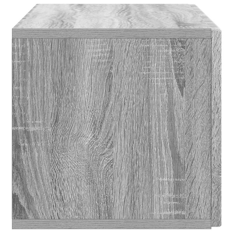 Szafka RTV montowana na ścianie Szary Sonoma 78,5 x 31 x 30 cm
