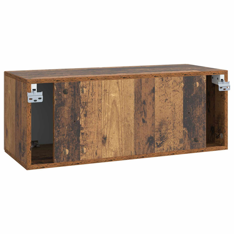 Szafka RTV montowana na ścianie Stare drewno 78,5 x 31 x 30 cm