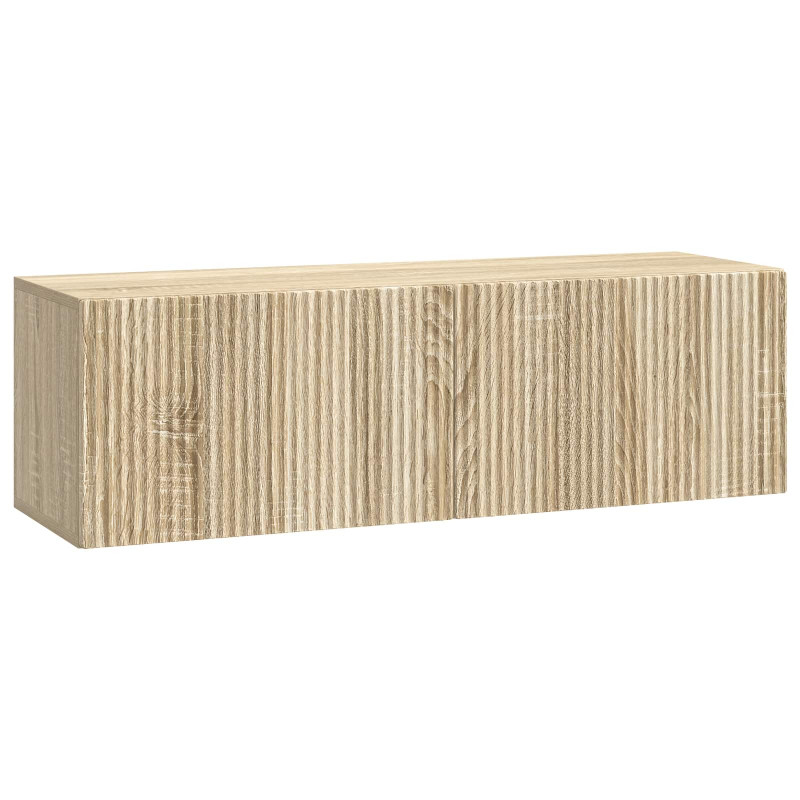 Szafka RTV montowana na ścianie dąb Sonoma 98 x 31 x 30 cm