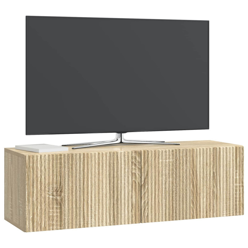 Szafka RTV montowana na ścianie dąb Sonoma 98 x 31 x 30 cm