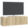 Szafka RTV montowana na ścianie dąb Sonoma 98 x 31 x 30 cm