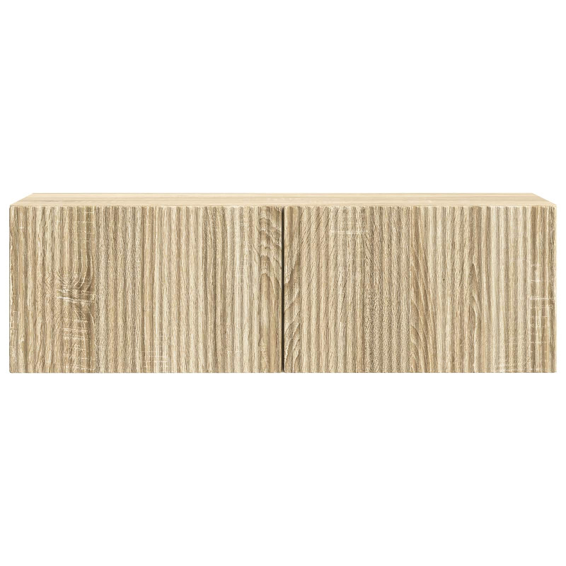Szafka RTV montowana na ścianie dąb Sonoma 98 x 31 x 30 cm