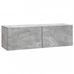 Szafka RTV montowana na ścianie Betonowy szary 98 x 31 x 30 cm