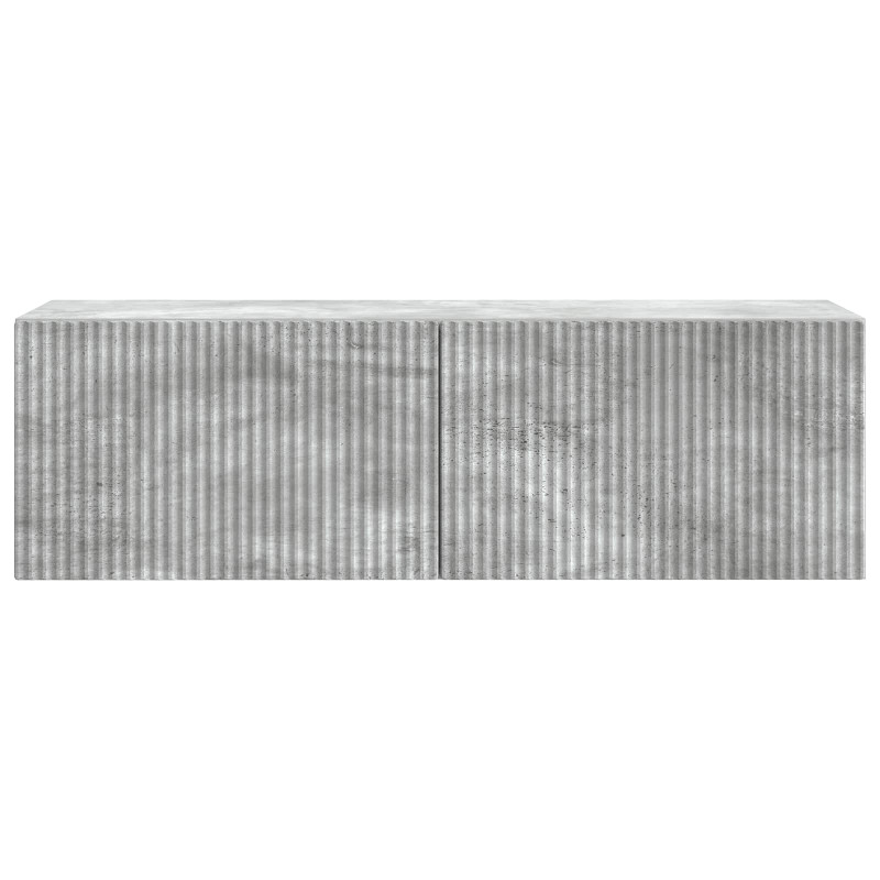 Szafka RTV montowana na ścianie Betonowy szary 98 x 31 x 30 cm