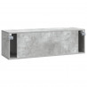 Szafka RTV montowana na ścianie Betonowy szary 98 x 31 x 30 cm