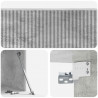 Szafka RTV montowana na ścianie Betonowy szary 98 x 31 x 30 cm