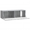 Szafka RTV montowana na ścianie Szary Sonoma 98 x 31 x 30 cm