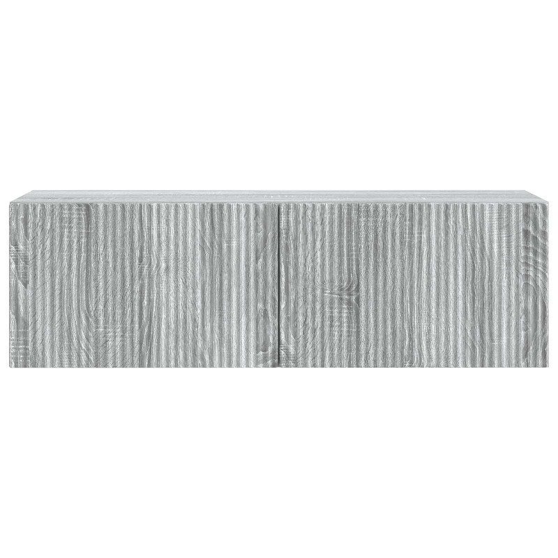 Szafka RTV montowana na ścianie Szary Sonoma 98 x 31 x 30 cm