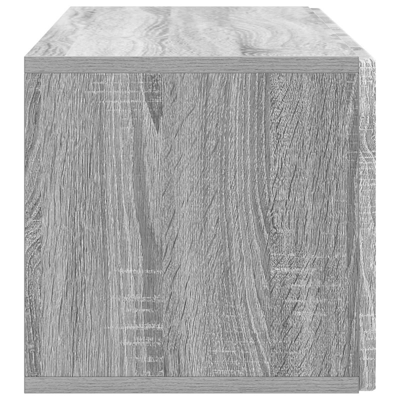 Szafka RTV montowana na ścianie Szary Sonoma 98 x 31 x 30 cm