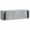 Szafka RTV montowana na ścianie Szary Sonoma 98 x 31 x 30 cm