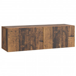 Szafka RTV montowana na ścianie Stare drewno 98 x 31 x 30 cm