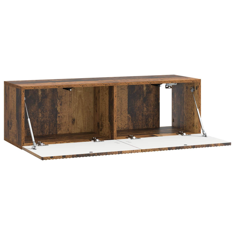 Szafka RTV montowana na ścianie Stare drewno 98 x 31 x 30 cm