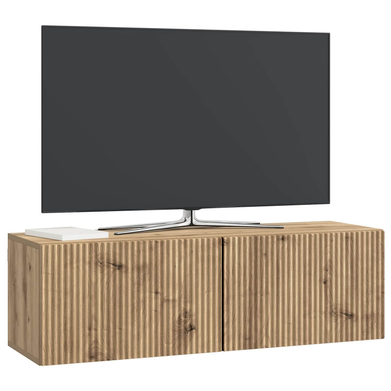 Szafka RTV montowana na ścianie Dąb artisan 98 x 31 x 30 cm