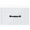 Wisząca Szafka Nocna z szufladą 2 pcs Biały 34,5 x 33 x 20 cm