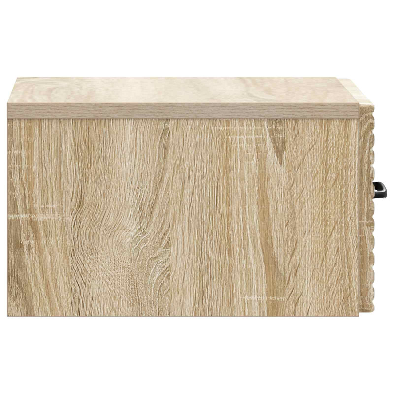Wisząca Szafka Nocna 2 pcs dąb Sonoma 34,5 x 33 x 20 cm