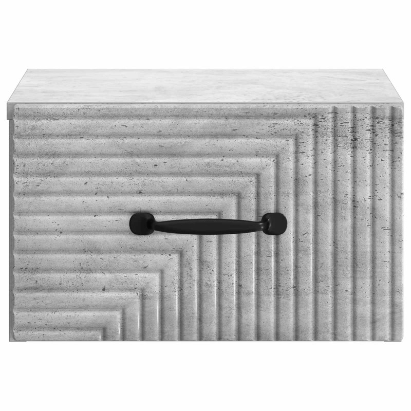 Wisząca Szafka Nocna Betonowy szary 34,5 x 33 x 20 cm