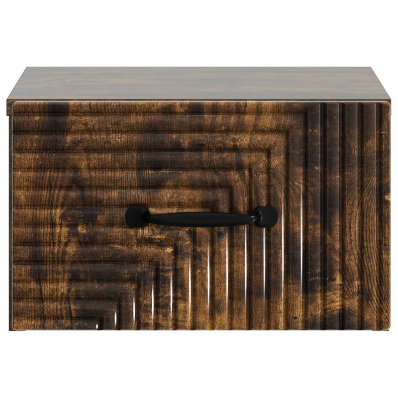 Wisząca Szafka Nocna 2 pcs Dąb wędzony 34,5 x 33 x 20 cm