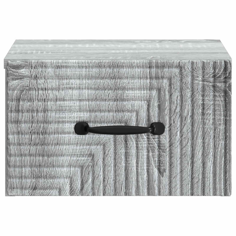 Wisząca Szafka Nocna 2 pcs Szary Sonoma 34,5 x 33 x 20 cm