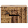 Wisząca Szafka Nocna 2 pcs Stare drewno 34,5 x 33 x 20 cm