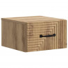 Wisząca Szafka Nocna 2 pcs Dąb artisan 34,5 x 33 x 20 cm
