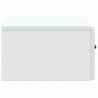 Wisząca Szafka Nocna z szufladą 2 pcs Biały 49 x 34,5 x 20 cm