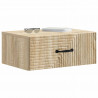 Wisząca Szafka Nocna 2 pcs dąb Sonoma 49 x 34,5 x 20 cm